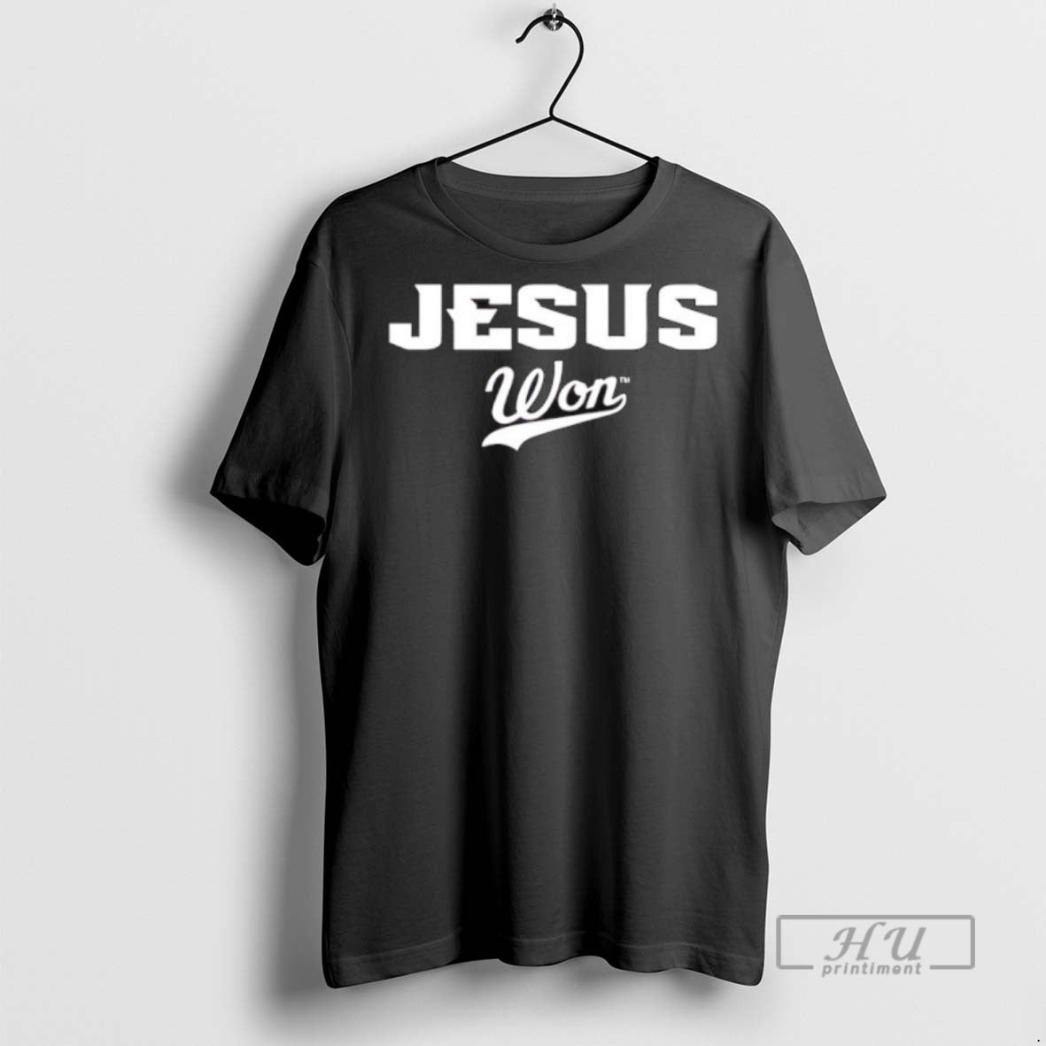 New Jesus Won Performance Logo Tee Shirts Sweatshirt Hoodies