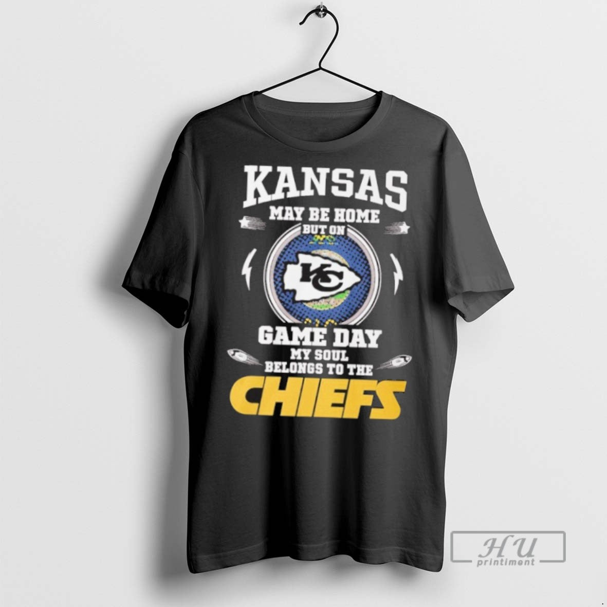 New Kansas May Be Home But On Gameday My Soul Belong To The Chiefs Tee
