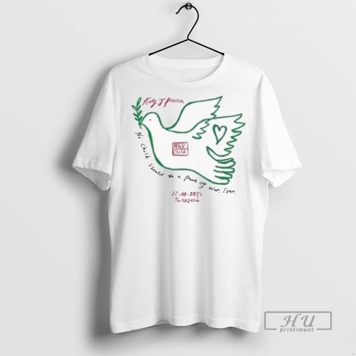 New Katy J Pearson October 12 2025 The 100 Club London Dove Tee Shirts