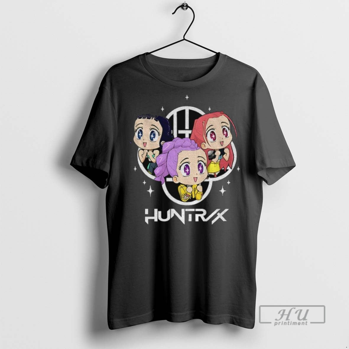 New Kpop Demon Hunters Huntrix Kpop Cartoon Tee Shirts Sweatshirt Hoodies