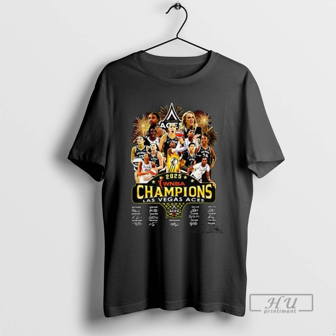 New Las Vegas Aces Wnba Finals Champions 2025 Signature Tee Shirts Sweatshirt Hoodies