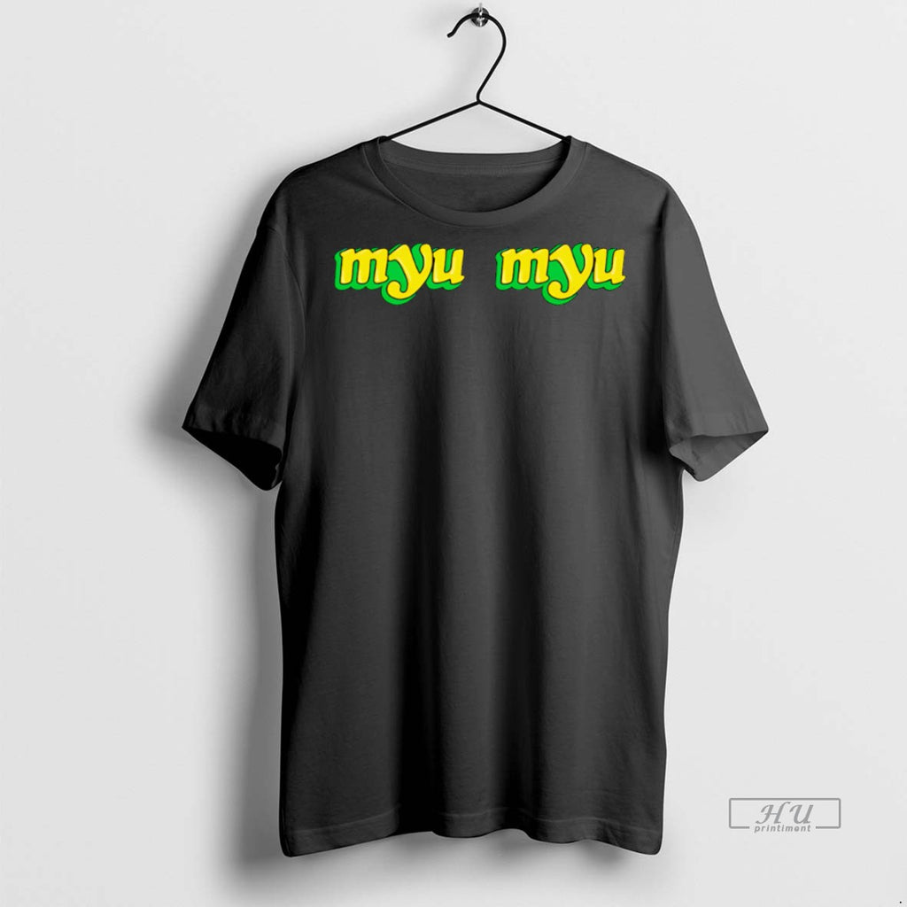 New Myu Myu Graphic Tee Shirt Sweater