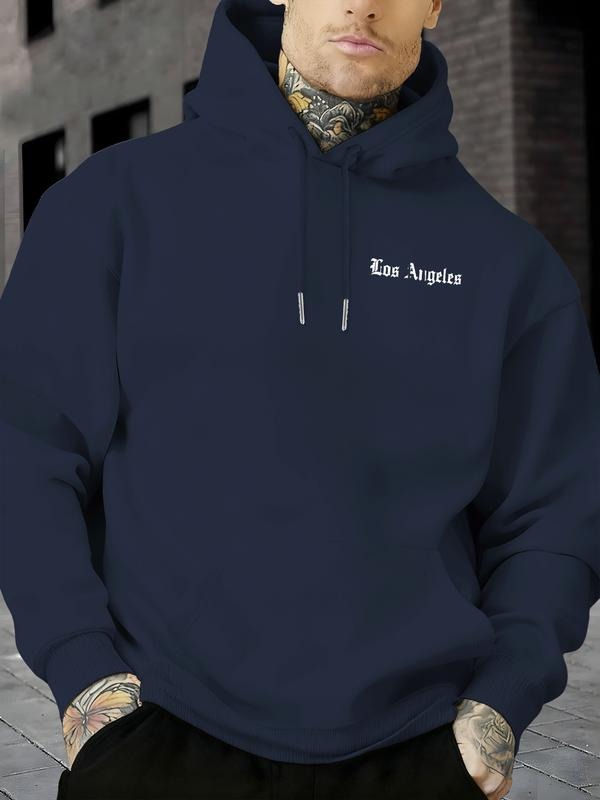 New Polar Fleece Hoodie for Spring Autumn Winter, Casual Loose Fit Printed Pullover, Warm Long Sleeve Hooded Sweatshirt...