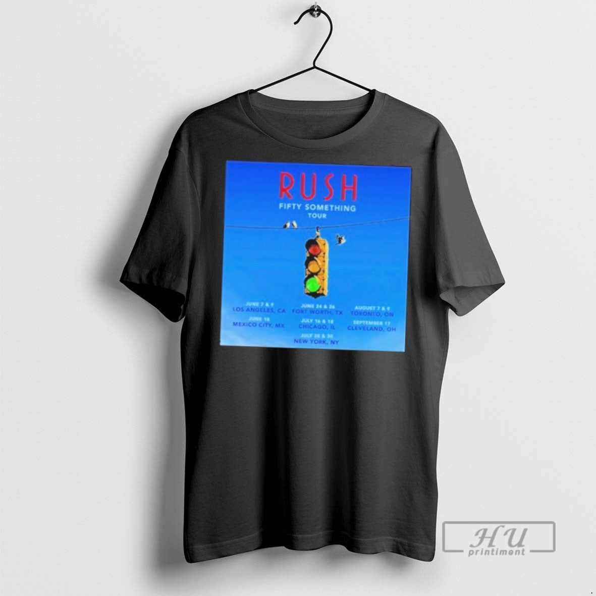 New Rush Fifty Something Tour 2026 Tee Shirts Sweatshirt Hoodies