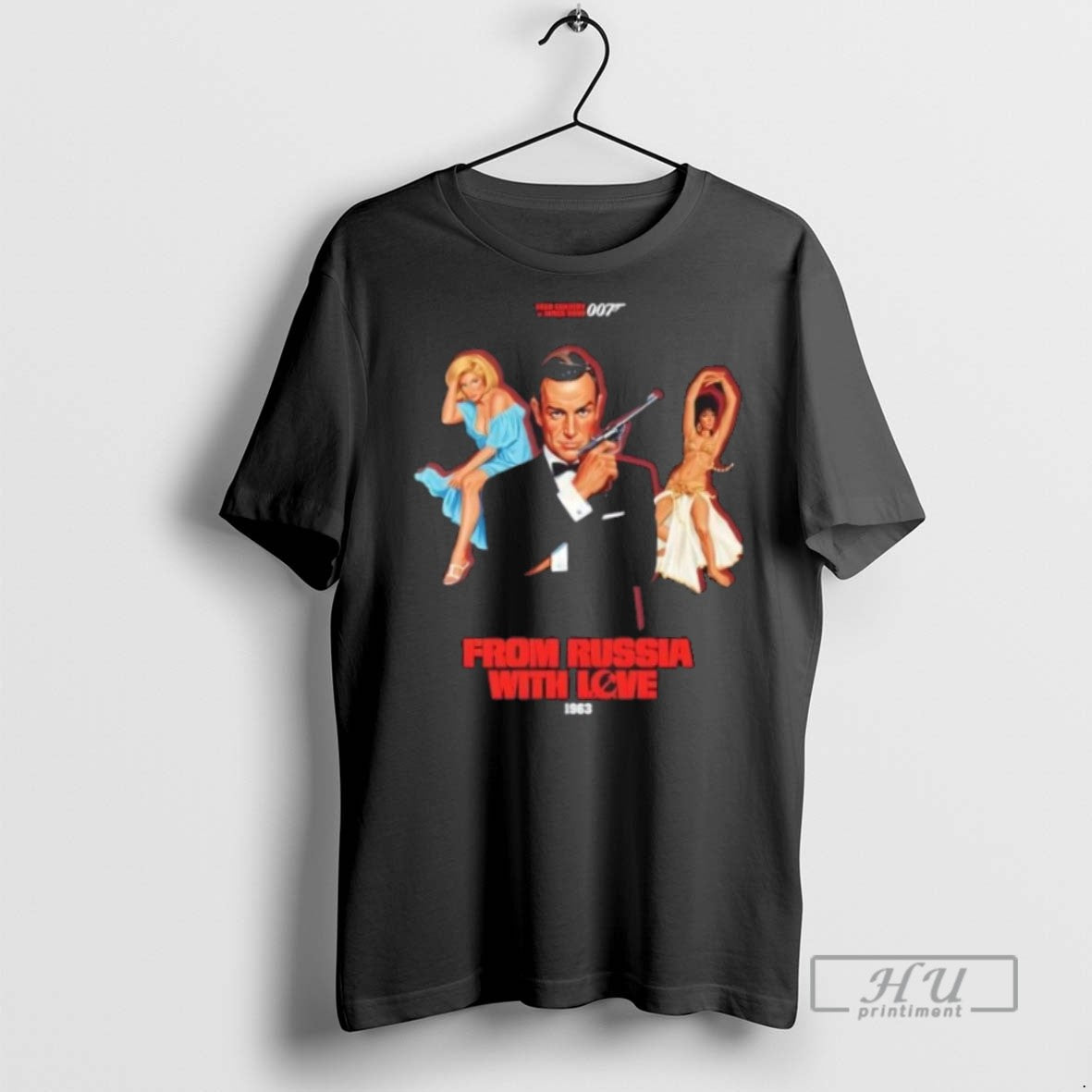 New Sean Connery As James Bond 007 From Russia With Love 1963 Tee Shirts