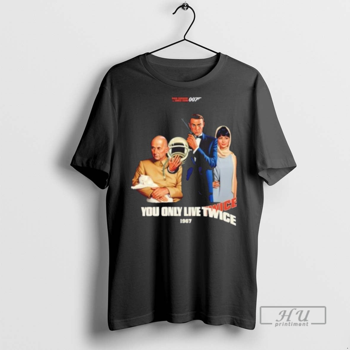 New Sean Connery As James Bond 007 You Only Live Twice 1967 Tee Shirts