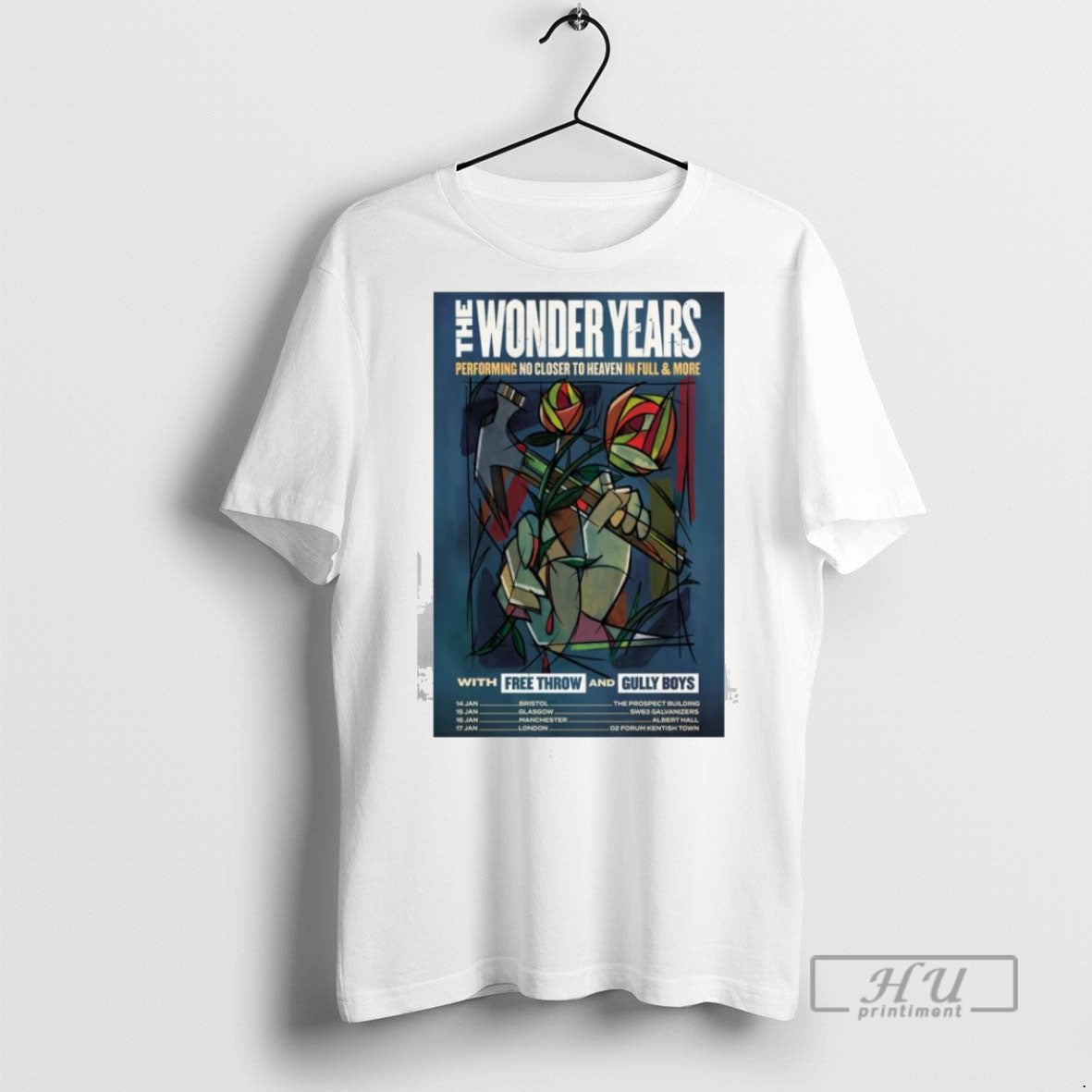 New The Wonder Years No Closer To Heaven 10 Year Anniversary Tour 2026 Tee Shirts