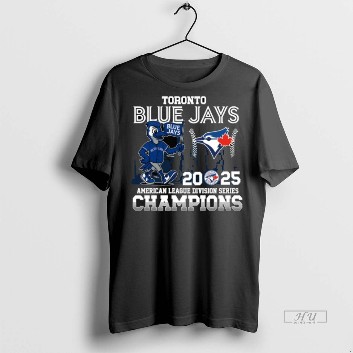 New Toronto Blue Jays Mascot 2025 American League Division Series Champions Graphic Tee Shirt Sweater