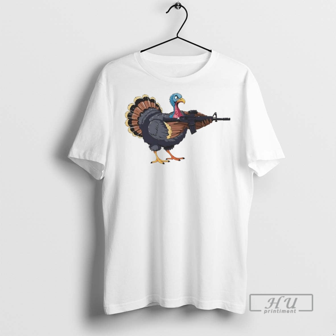 New Triggered Turkey M4 Carbine Thanksgiving Tee Shirts Sweatshirt Hoodies