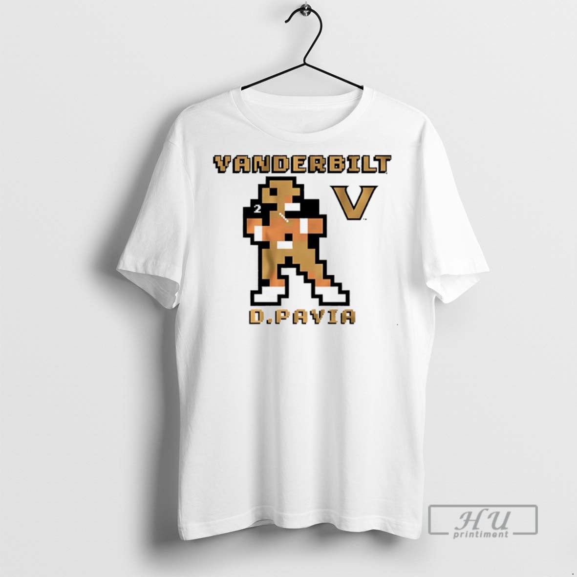 New Vanderbilt Commodores Football Diego Pavia Pixel Tee Shirts Sweatshirt Hoodies