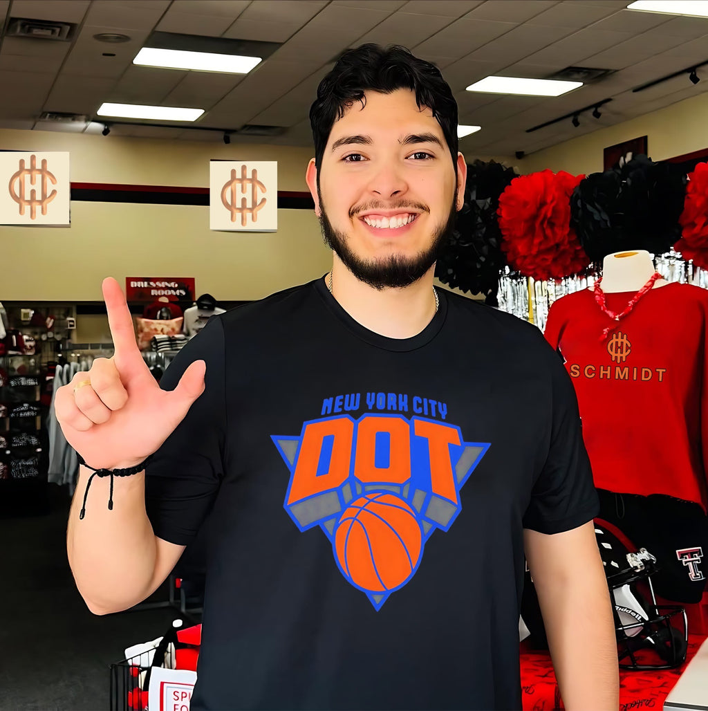 New York City DOT NY Knicks logo shirt