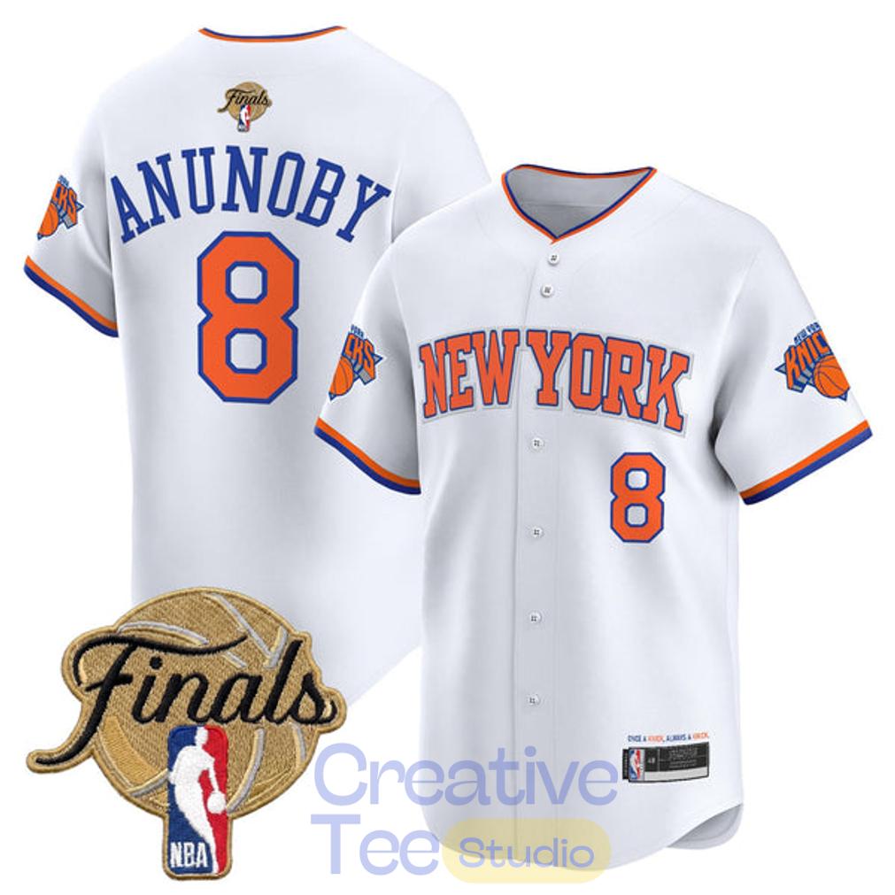 New York Knick 2026 NBA Finals Baseball Jersey