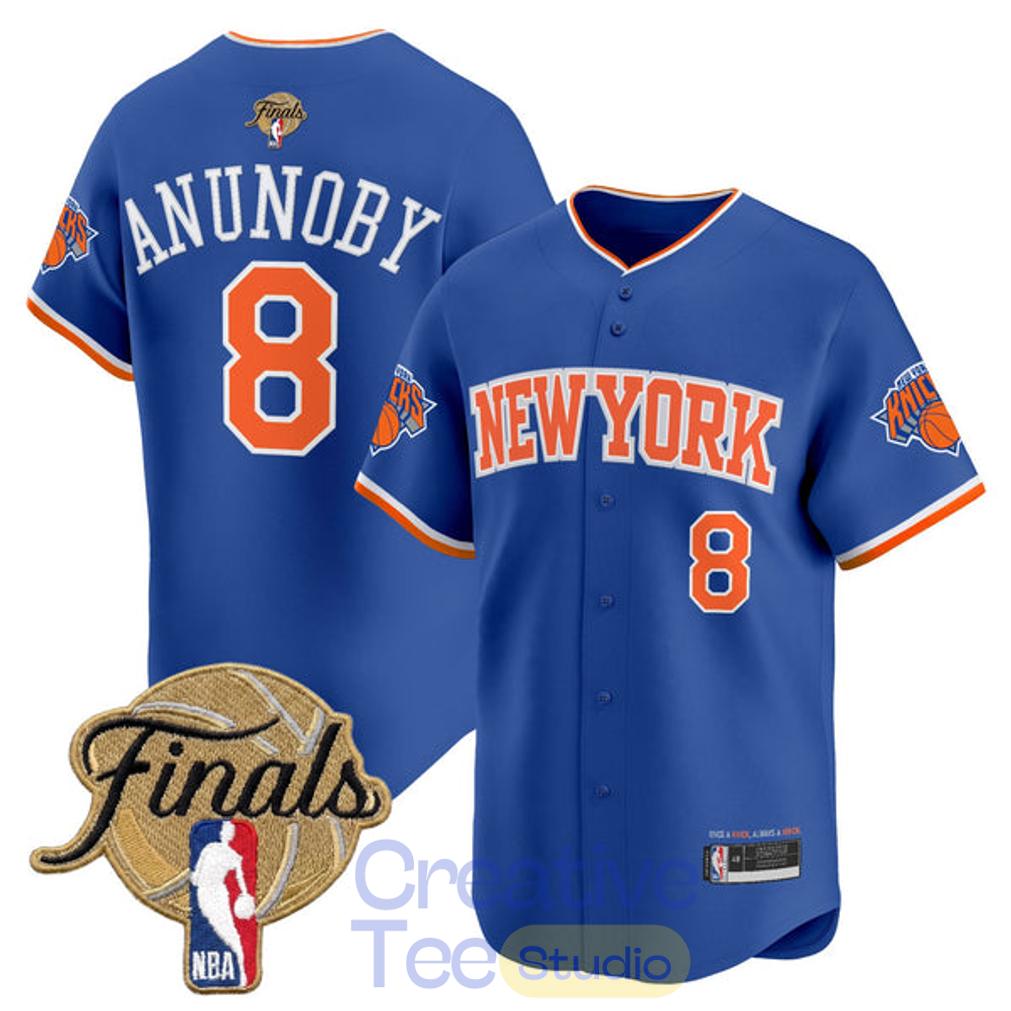 New York Knick 2026 NBA Finals Baseball Jersey
