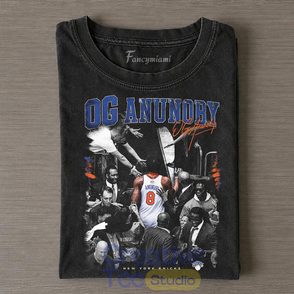 New York Knick 2026 NBA Finals OG Anunoby Signature T-Shirt