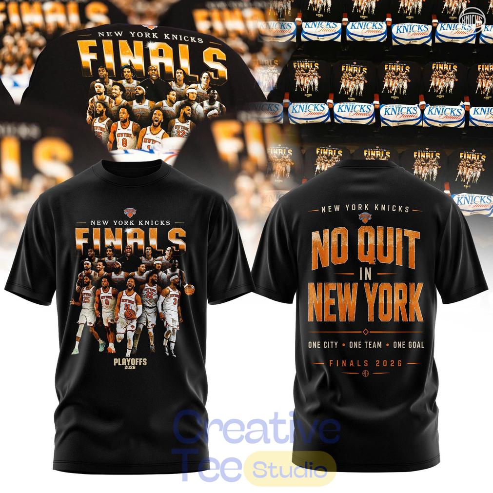 New York Knick 2026 “No Quit In New York” – Finals 2026 T-Shirt