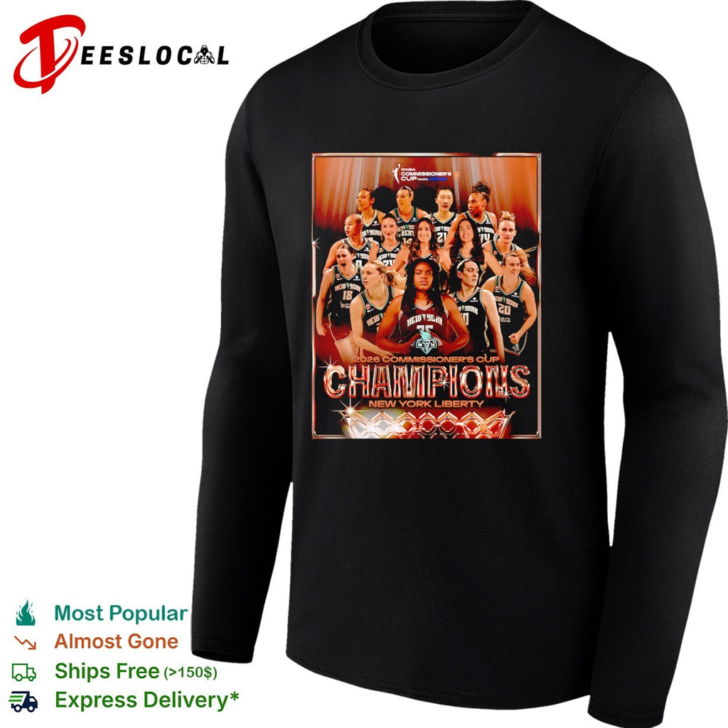New York Liberty 2026 Commissioners Cup champions shirt