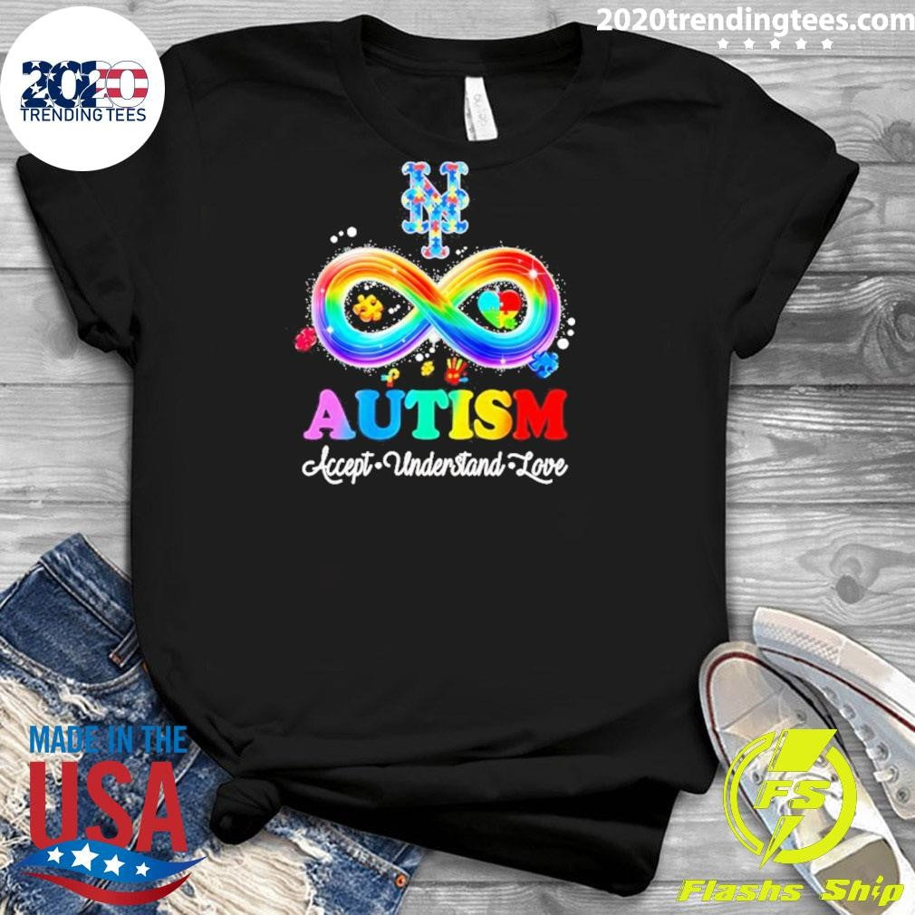 New York Mets Autism Accept Understand Love Awareness 2026 Pride Shirt