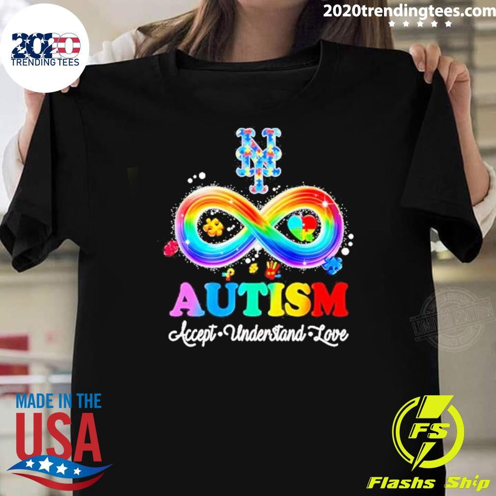 New York Mets Autism Accept Understand Love Awareness 2026 Pride Shirt