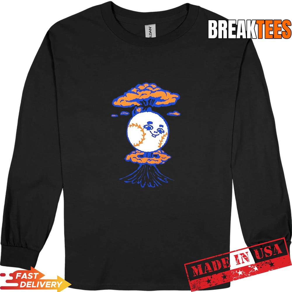 New York Mets Baseball Explosion T-Shirt