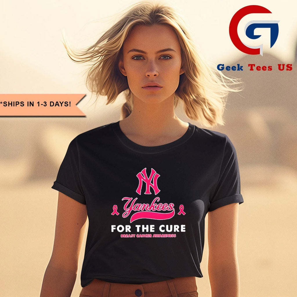 New York Yankees for the cure Breast Cancer 2025 shirt