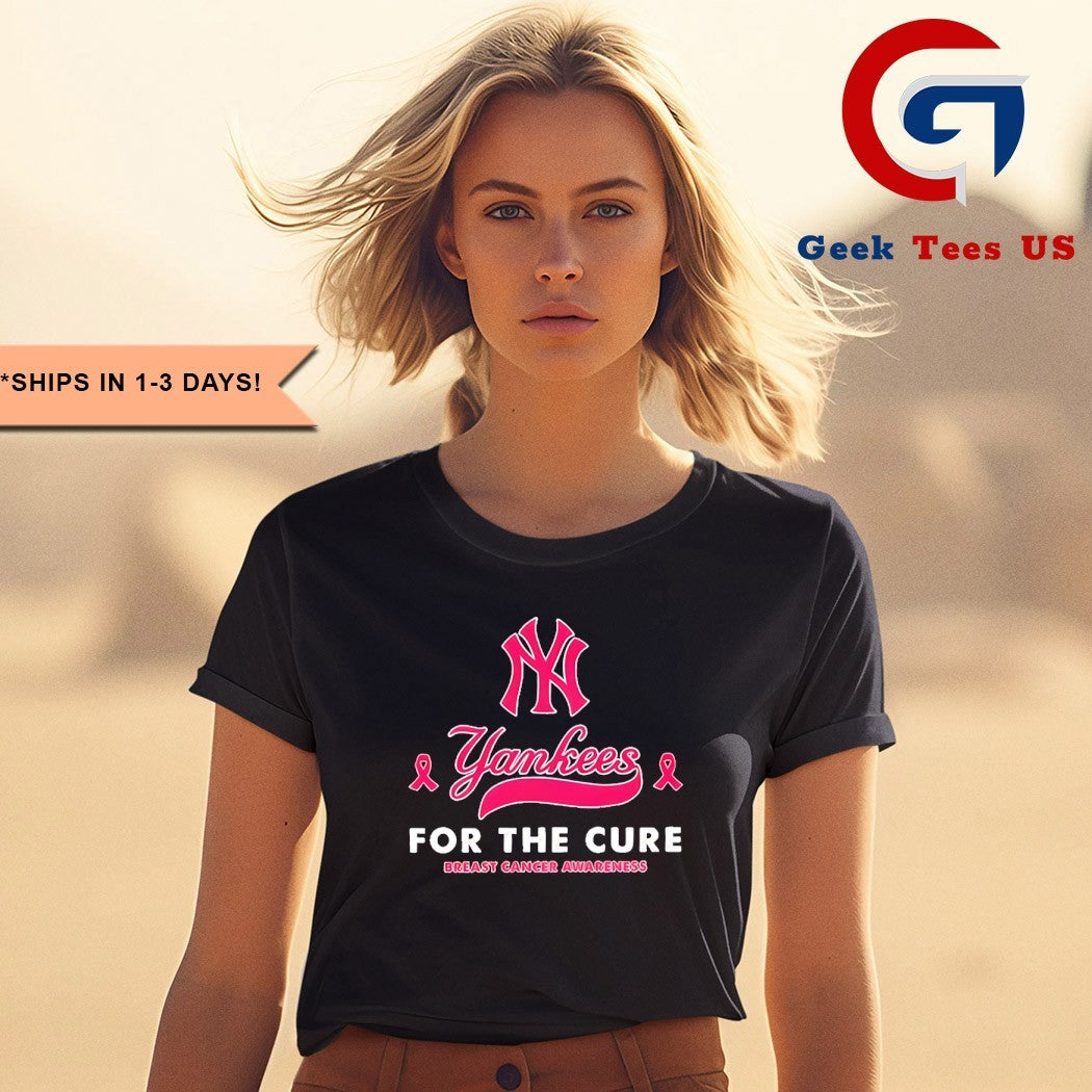 New York Yankees for the cure Breast Cancer 2025 shirt