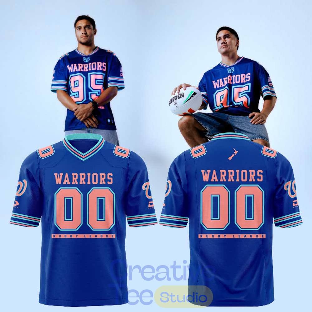 New Zealand Warriors Magic Round Custom Football Jersey
