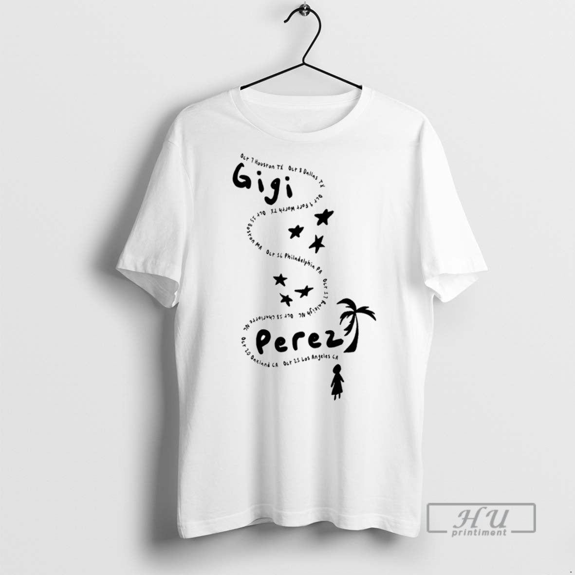 New Gigi Perez At The Beach In Every Life Tour Oct 2025 Tee Shirts