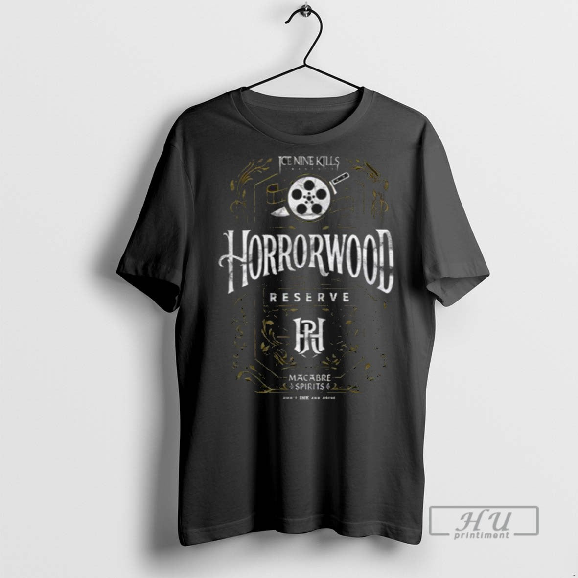 New Horrorwood Reserve Black Tee Men Tee Shirts Sweatshirt Hoodies