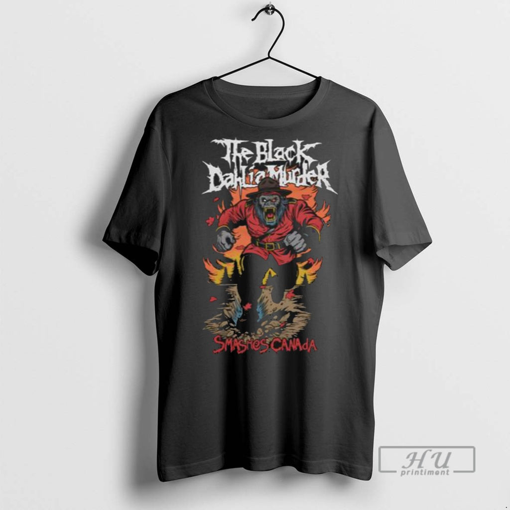 New The Black Dahlia Murder Smashes Canada 2025 Men Tee Shirts Sweatshirt Hoodies