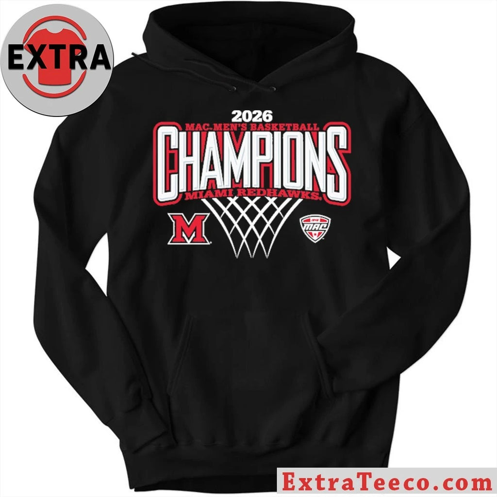 Nice 2026 Mac Men’s Basketball Champions Miami Redhawks Logo Shirt
