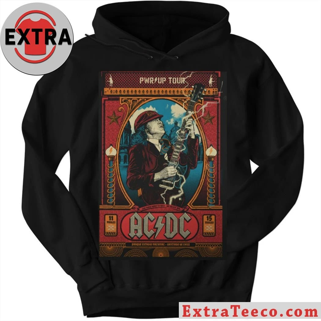 Nice AC DC March 11 2026 Parque Deportivo Estadio Nacional Santiago, Chile Poster Shirt