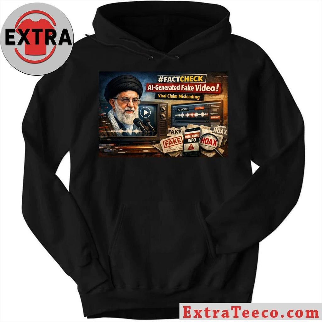 Nice Ali Khamenei Fact Check Ai Generated Fake Video Viral Claim Misleading Shirt