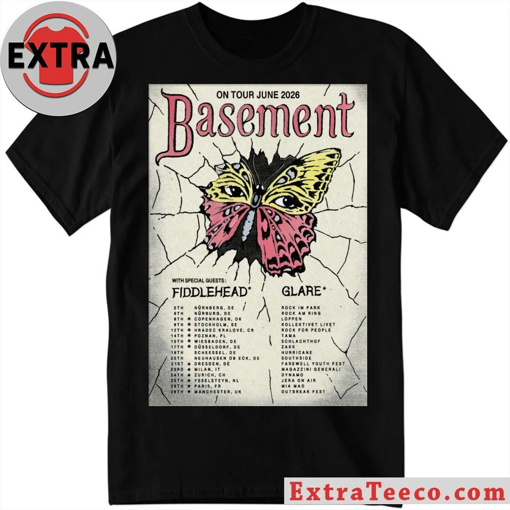 Nice Basement Band On Tour 2026 Poster Shirt