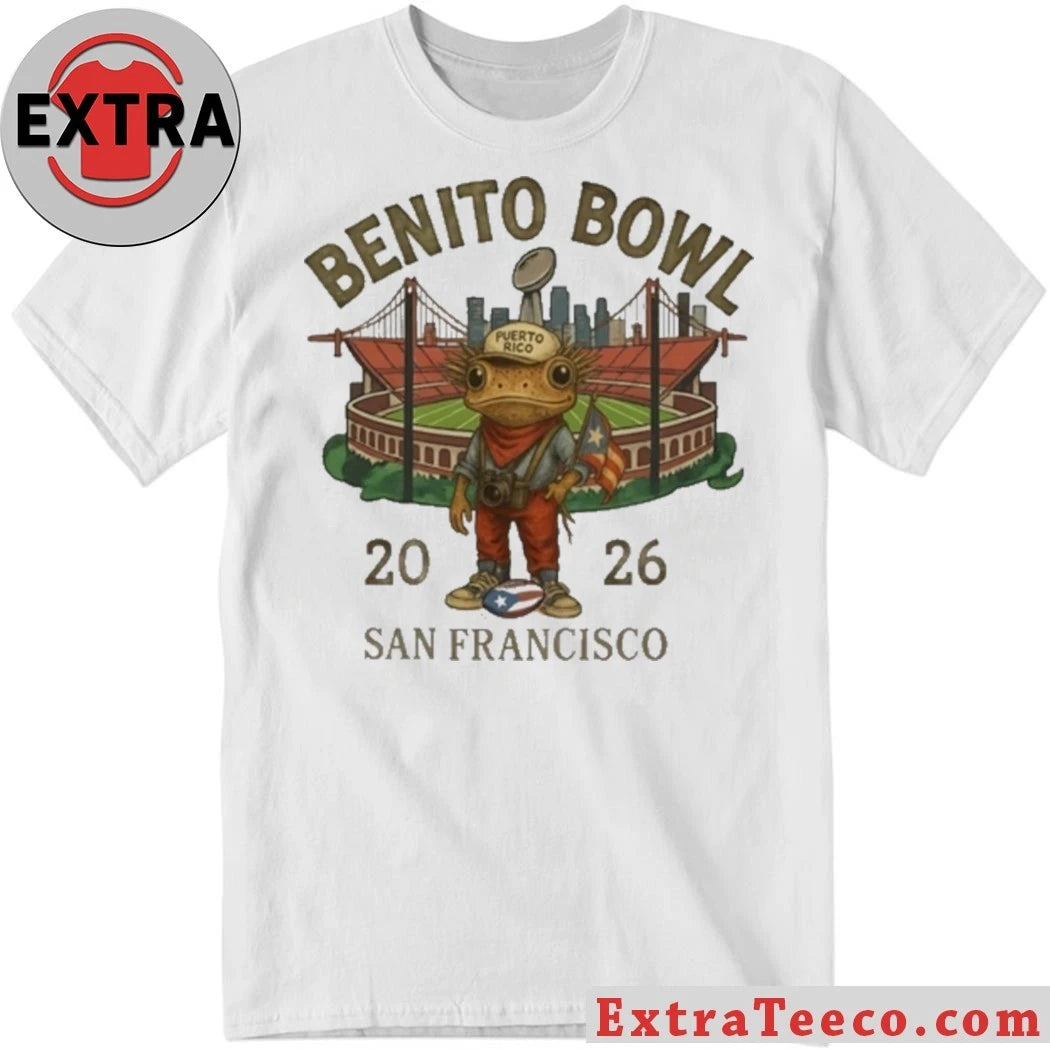 Nice Benito Bowl Puerto Rico Coqui Frog San Francisco Shirt