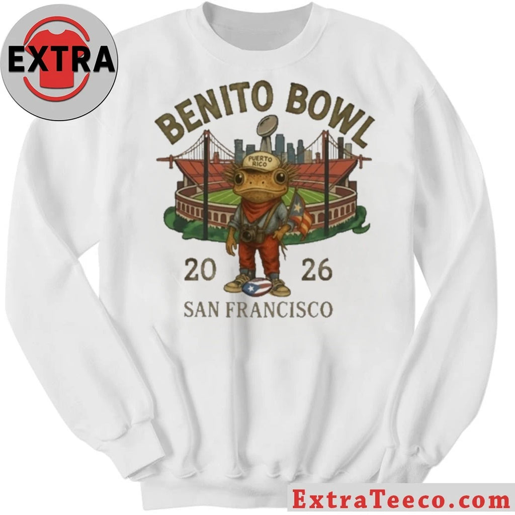 Nice Benito Bowl Puerto Rico Coqui Frog San Francisco Shirt
