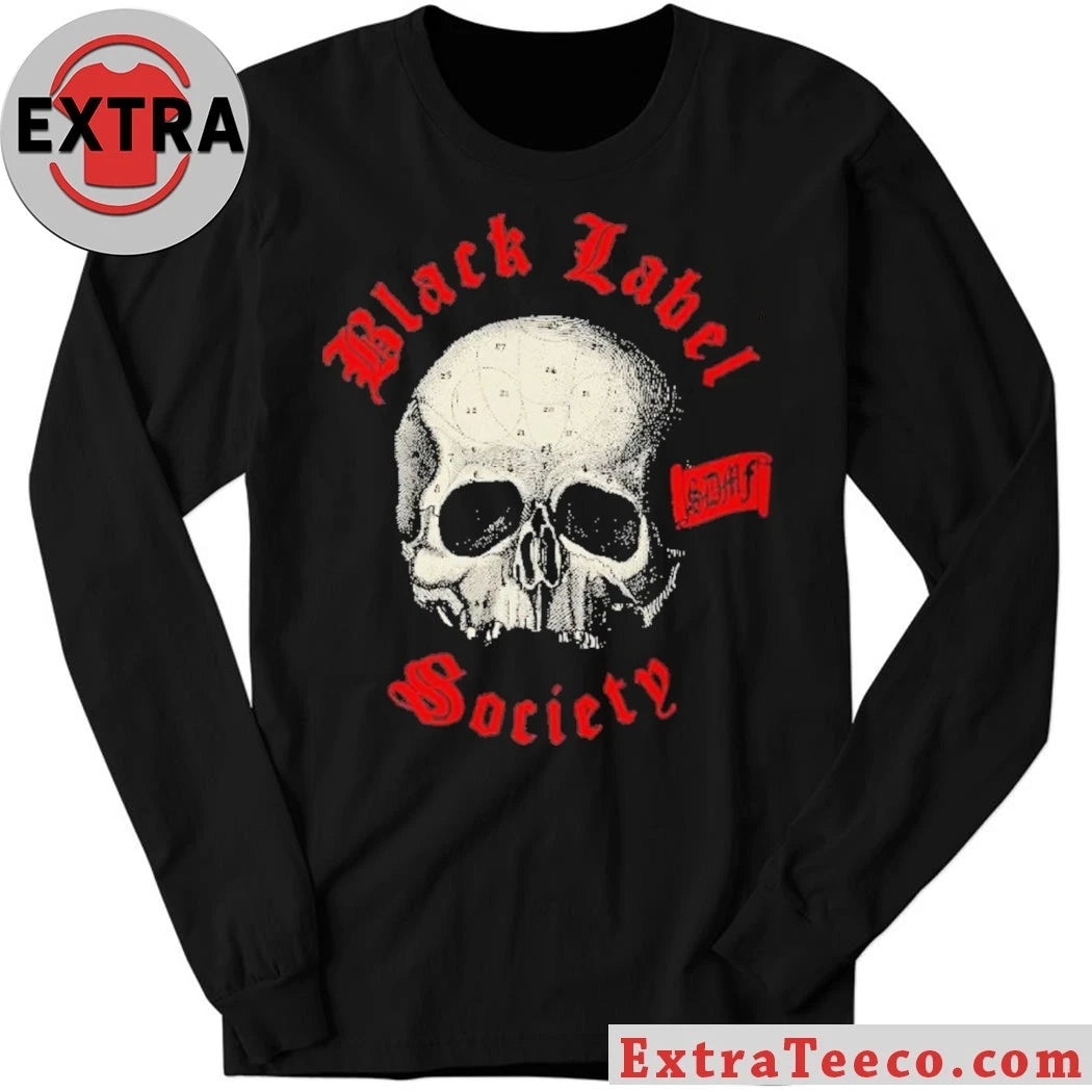 Nice Black Label Society Anatomy Skull Shirt