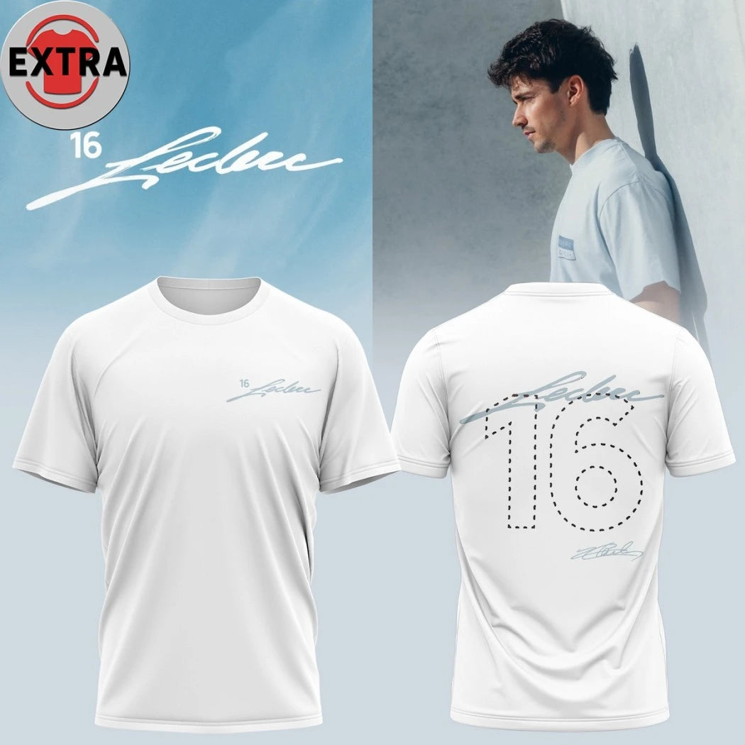 Nice Charles Leclerc 16 Sedici 2026 Two Sided Shirt