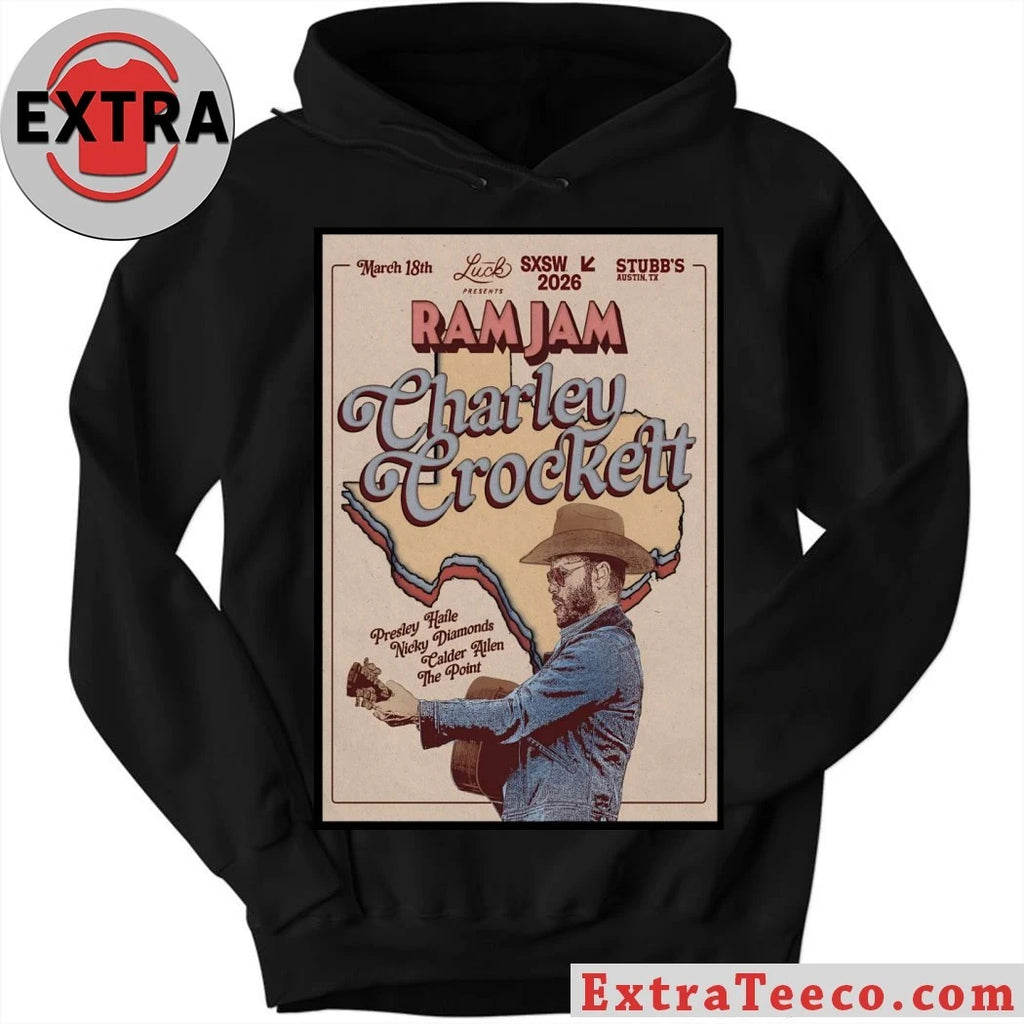 Nice Charley Crockett Stubb’s In Austin TX 3 18 2026 Poster Shirt