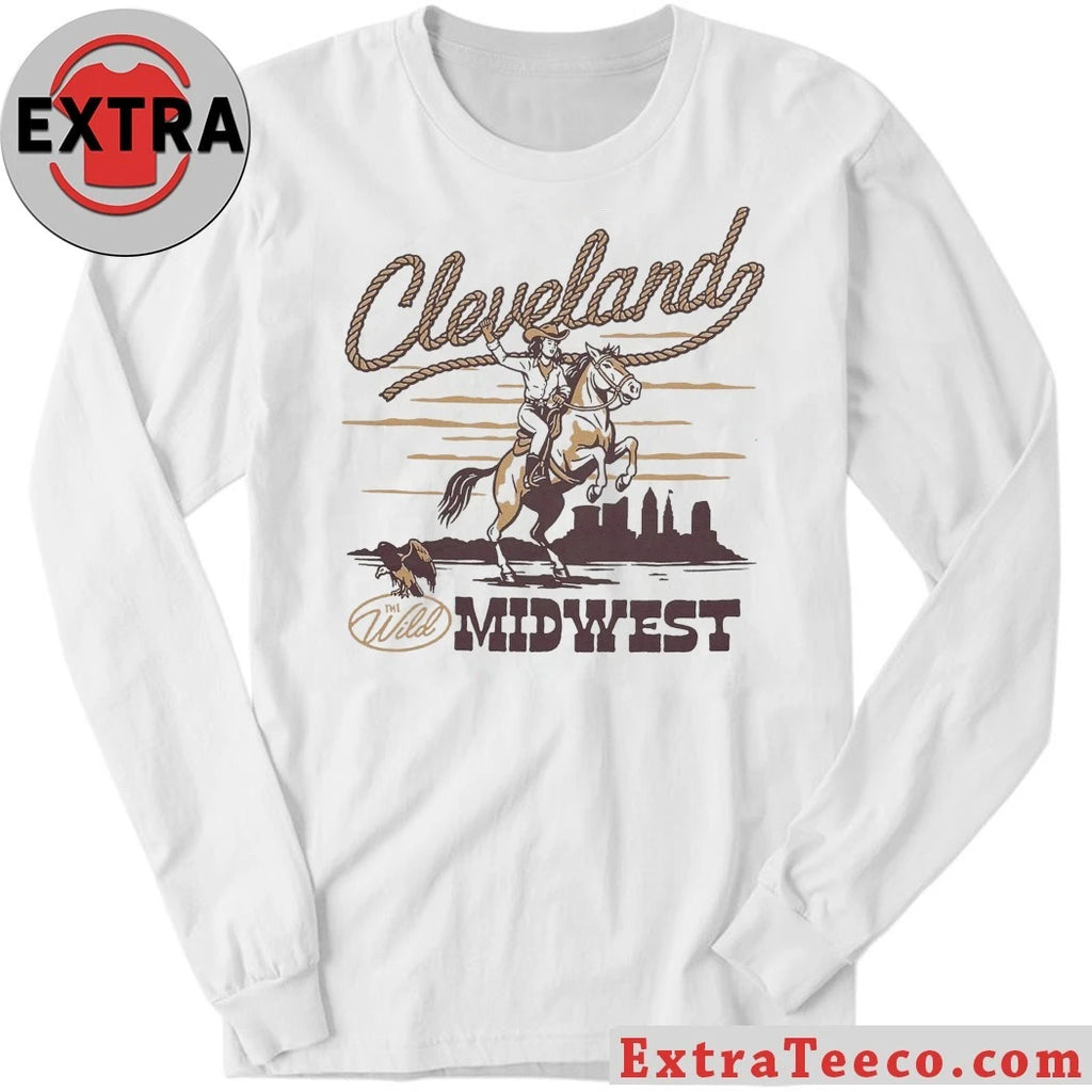 Nice Cleveland Wild Midwest Cowgirl Shirt
