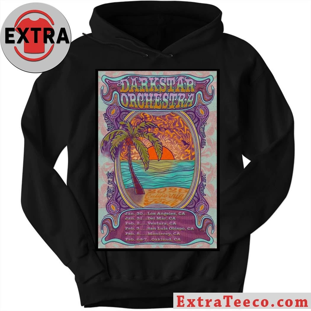 Nice Dark Star Orchestra Tour 2026 California Poster T-Shirt