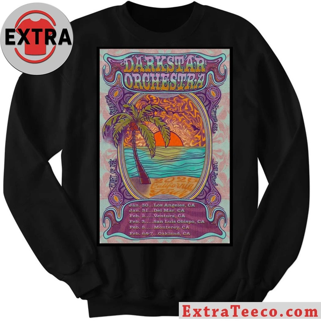 Nice Dark Star Orchestra Tour 2026 California Poster T-Shirt