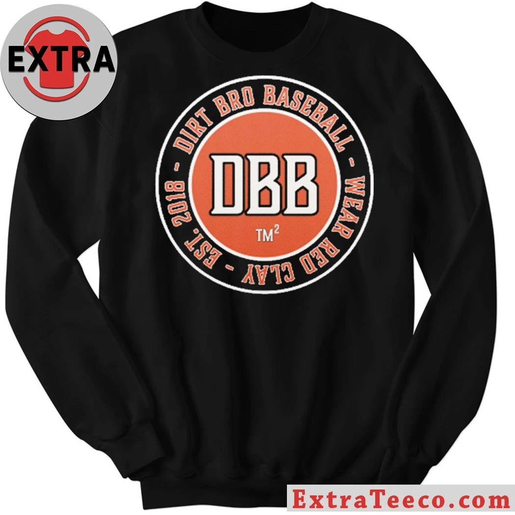 Nice Dirt Bro Baseball Wear Red Clay Est 2018 T-Shirt