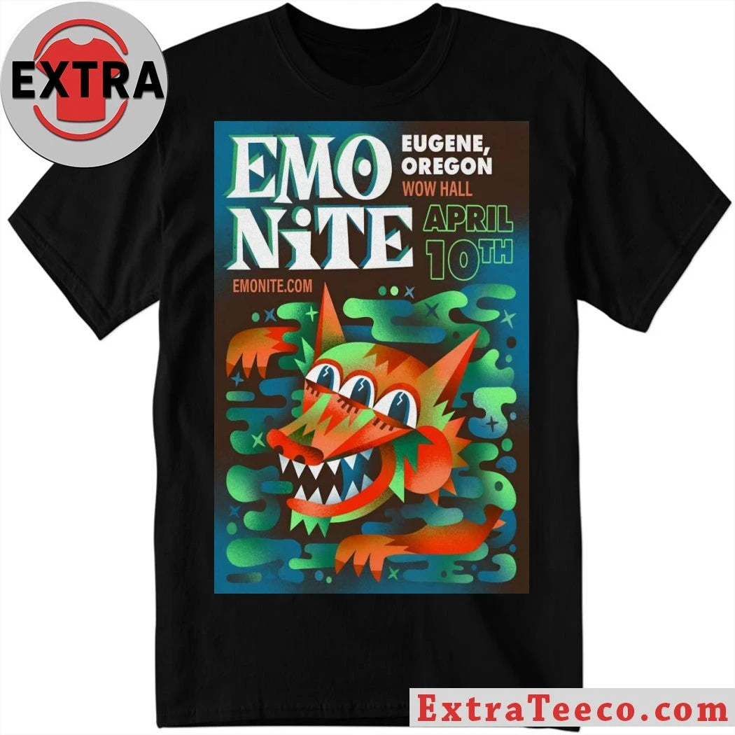 Nice Emo Nite 4 10 2026 Eugene OR Poster Shirt