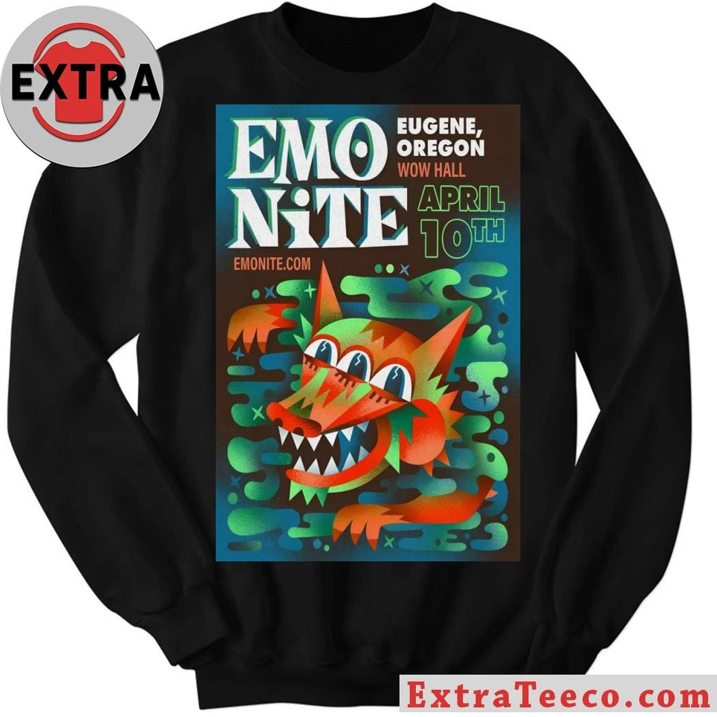 Nice Emo Nite 4 10 2026 Eugene OR Poster Shirt