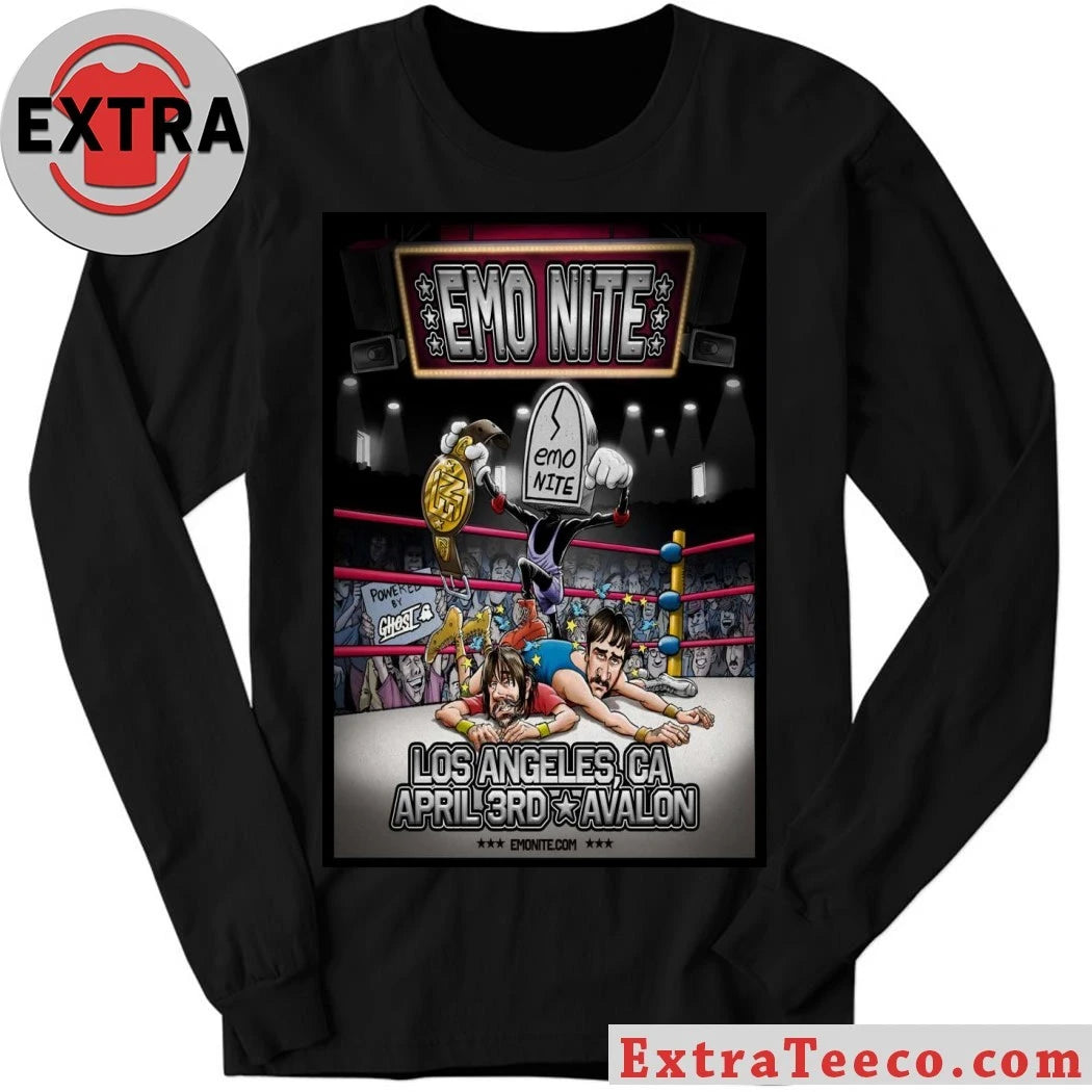 Nice Emo Nite In Los Angeles CA On April 3 2026 Poster Shirt
