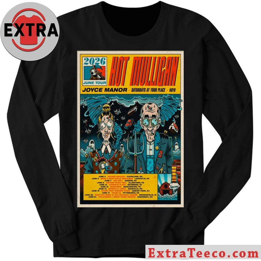 Nice Hot Mulligan Alternative Rock Tour 2026 Poster Shirt