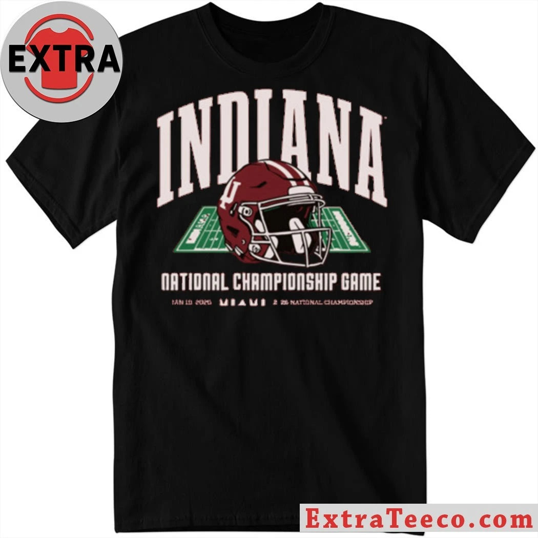 Nice Indiana 2026 CFP National Championship Game Jan 19 2026 Miami Helmet T-Shirt