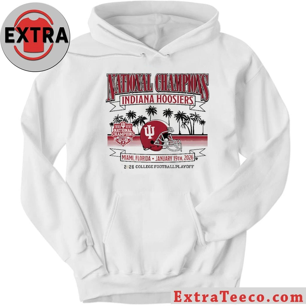 Nice Indiana Football 2025 CFP National Champions Local Helmet Shirt