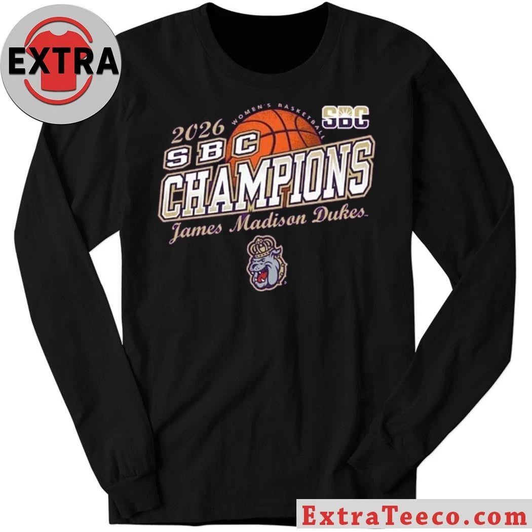 Nice James Madison Dukes 2026 Sun Belt Women’s Basketball Conference Tournament Logo Shirt