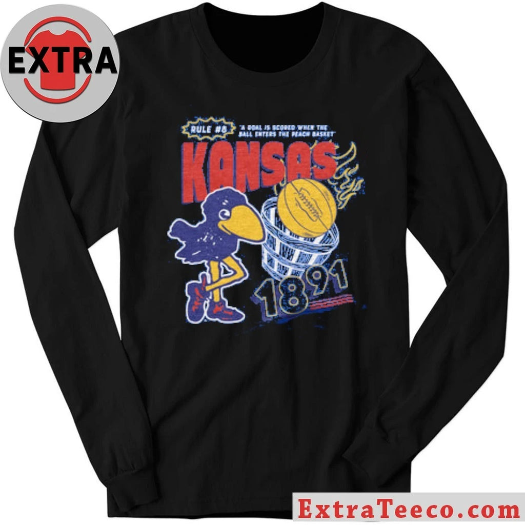 Nice KU Basketball #8 Rule Royal Shirt